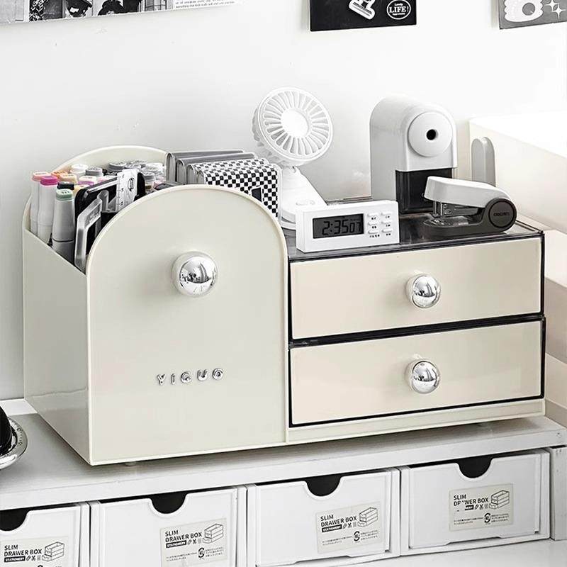 宿盒舍桌文具置物架桌面收书纳学生抽屉CY-0571-式整理办盒公室笔