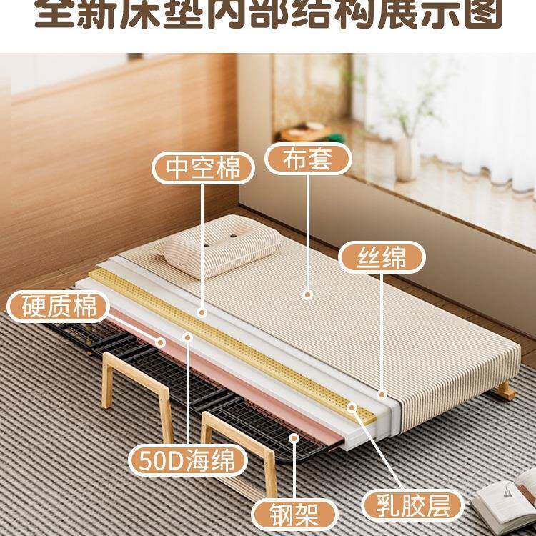 折叠床客单人两用多功床能小厅户型卧室家用可折叠沙发F99SSJJM陪