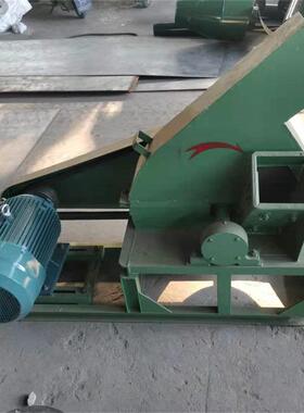 原木杂木电动削片机建筑地模板打片粉碎机ZKY造工木片盘式削纸片