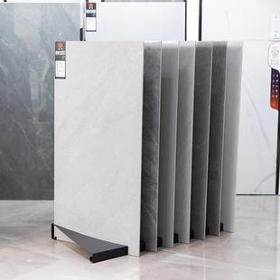 瓷砖示架木纹墙砖架大理石色板石展材样品KTN插架木砖地板展架斜