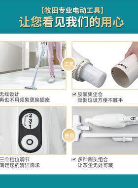 装吸牧田吸Makita无线手持吸ODD尘器充电式大力家用原小型CL108尘