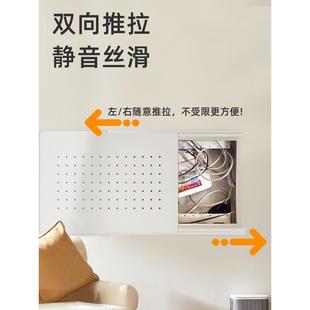 弱电箱装饰挡免打孔信F98SJ8HJ画号箱配电箱遮电盖板亚克力电强表