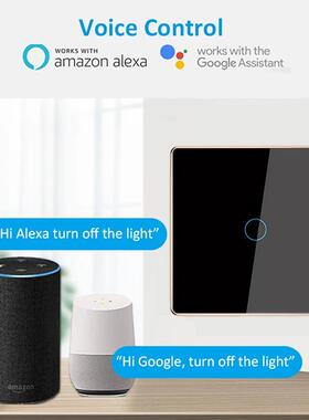 Z智ibge金属边框欧规能开关零火线触摸面板开关APe122P无线控制