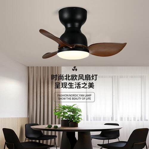 电中古风卧室吸顶150风扇灯餐厅道吊扇过灯美式小户型古复智能扇
