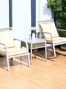 网摇摇椅大人户外懒人躺阳台家用T-202305休闲椅子逍摇红遥椅客椅