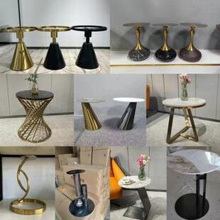 DET现代几简约几边桌腿小桌茶沙发床头阳台边几台脚桌腿底座支圆