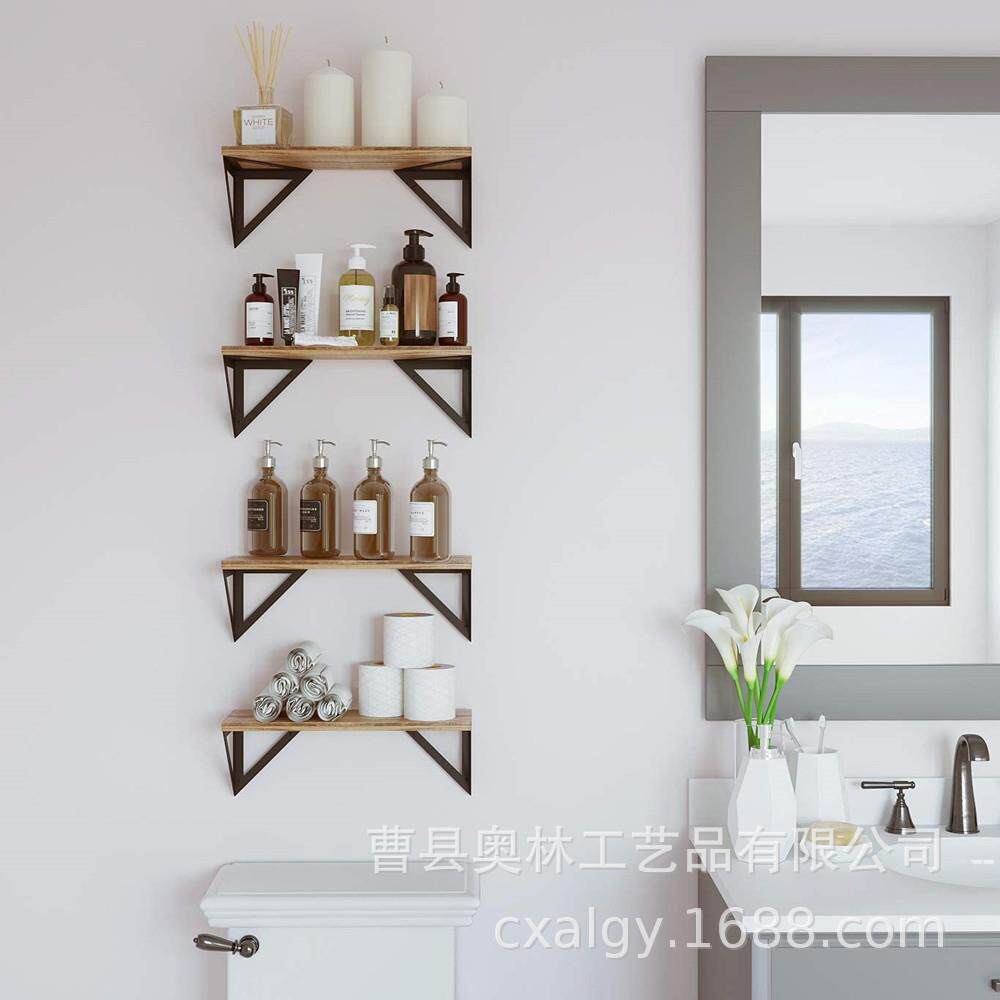 铁木20211102合悬浮墙上置物架房木质浴室结储物架隔厨客厅壁挂式
