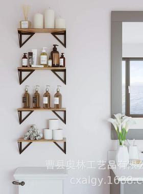 铁木20211102合悬浮墙上置物架房木质浴室结储物架隔厨客厅壁挂式