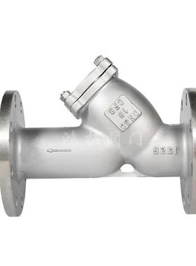 304/31器6不锈钢Y型法过滤器G41W-16GL41W-16P工业兰管道L过滤DN8