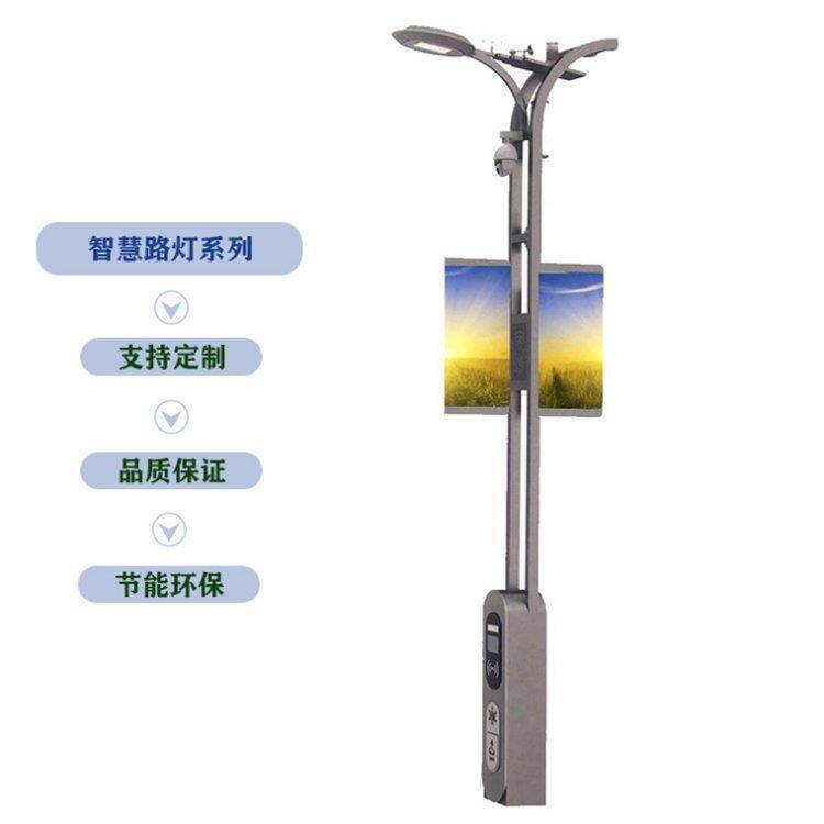 城路市一体化智慧灯电城市道路照明IZO灯路太阳能灯交通路灯广播