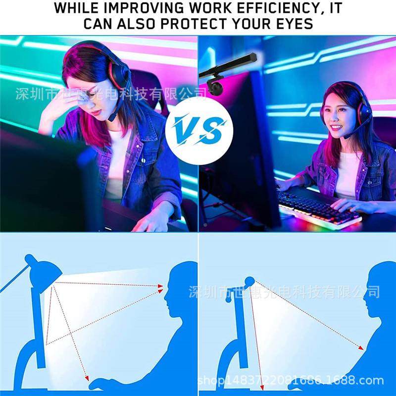 电脑读屏幕灯显示器屏灯GD001幕挂灯笔记本办灯公台智能阅LED护眼,家装灯饰光源,阅读台灯(护眼灯/写字灯),淘宝优惠券,粉丝福利购,淘宝优惠卷