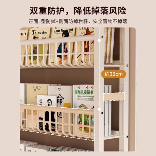 家书架门NIR后超薄铁艺租洞洞板置物架落收地纳架出屋靠墙储物用