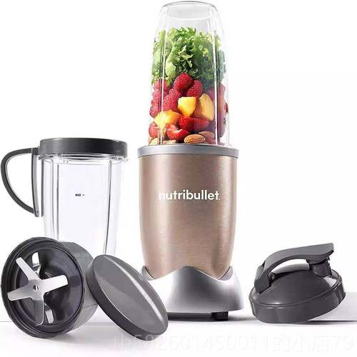 高档国NutriBullet900w 00w破壁机家用榨汁辅机料美理机搅拌机宝6