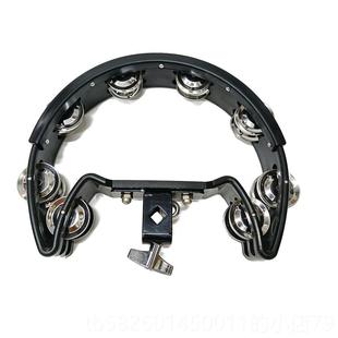 高档丁打击用乐手用铃鼓可夹式 击打专铃圈架子鼓鼓手用摇拉铃踩专