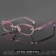 4000度有度数无边 框成品防 15眼0200 高档配无框近视镜女100