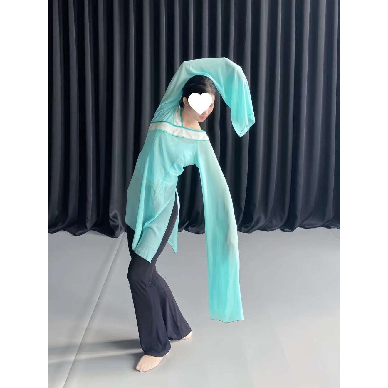 厂家直销古典舞蹈汉唐水袖练功服国学汉服基训服现代舞演出服新款