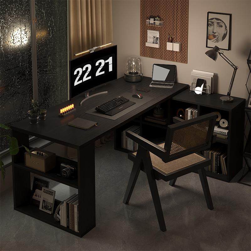 转角书桌书架书柜一体可伸缩储物柜学生家用写字桌办公桌卧室桌子,模玩/动漫/周边/娃圈三坑/桌游,模型制作工具/辅料耗材,淘宝优惠券,粉丝福利购,淘宝优惠卷