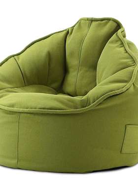 绿色时尚酒店室内客厅家用可睡可躺单人休闲懒人沙发舒适小沙发