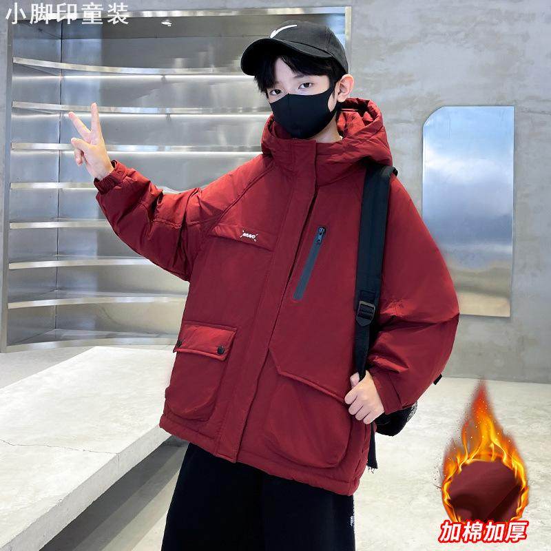 2025新款男童加厚羽绒棉服