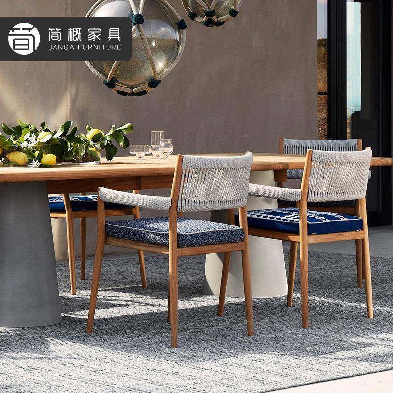 户外22-2-24-桌椅组合休套闲庭院露天阳三台室外园院子露台花藤编