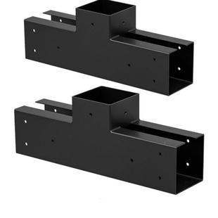 ZRZ-001角葡萄凉亭架金属连件接件码木头固定座连接3向直通三通套