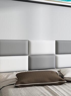 床头软包自粘宾馆榻榻米墙围贴撞F97J5TM5酒店一防米五无垫床头板