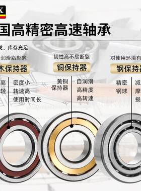 德高国SK767X速轴，精密特种轴承71800TN71800C/P2高B7承1800TN