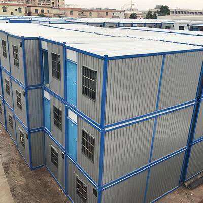 动设计拼装屋活房动板房临时住所人户快拼箱外移集箱装棉彩钢板工