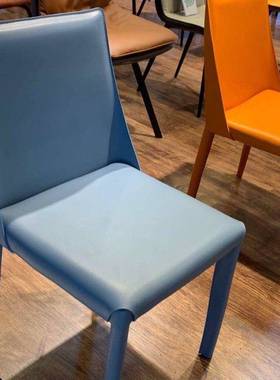 简约轻马鞍20164奢工业风餐厅椅设设计务元素大师计客厅酒店商椅