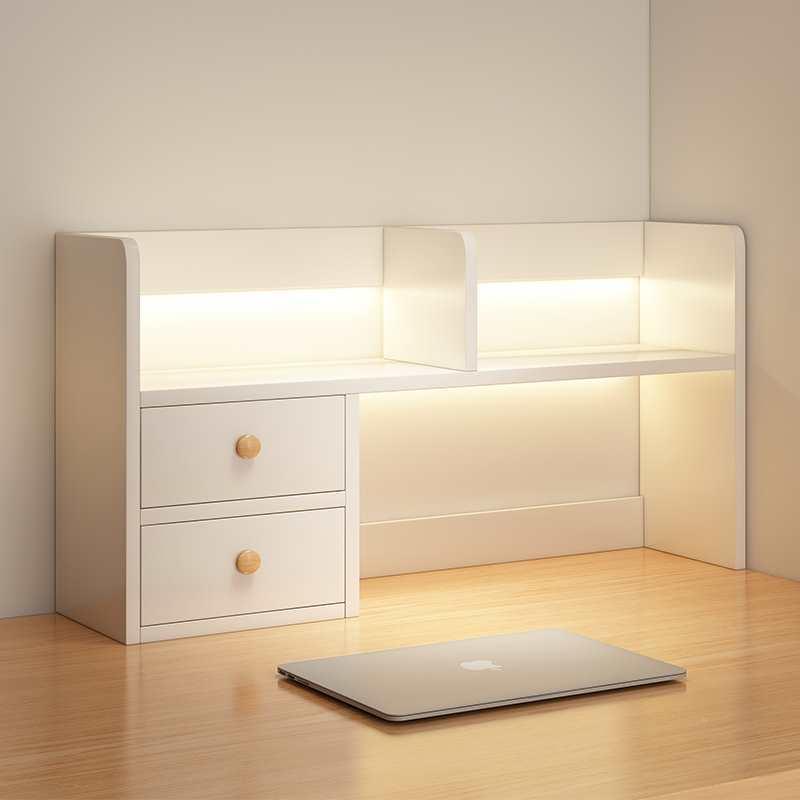 桌面书置物架桌多层简易UMP办书柜家架用书桌收上纳储物柜公室小