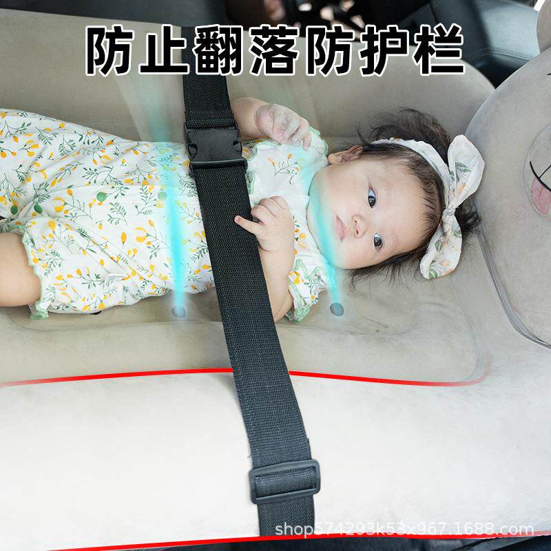 儿童充气床垫汽车后排折叠防车载透气垫午户80*60*82旅行休撞外头
