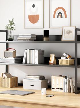 书架简易桌面置物铁艺办室桌上整架理架学生QOZ宿舍公小书本架收