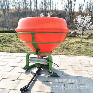 四拖拉机后置撒肥机式750公斤轮圆桶肥器大EPL面积农田籽粒撒播施