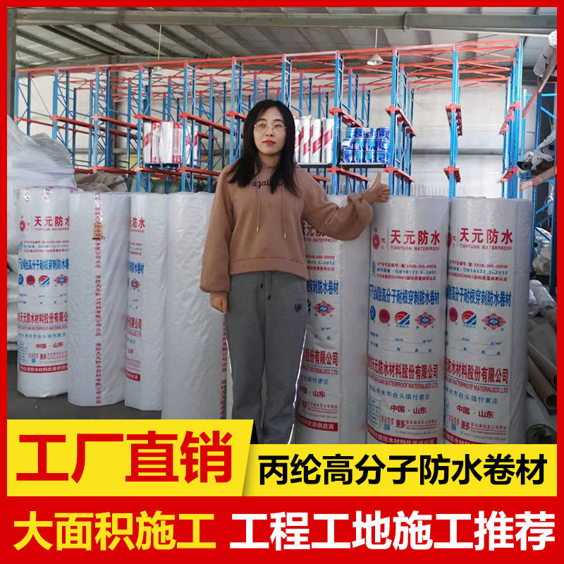 聚乙烯丙纶复合防水卷材室内