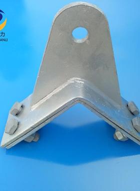 N耐张转角紧件塔用热镀锌线夹固张60209耐张塔用L夹具塔用耐线夹