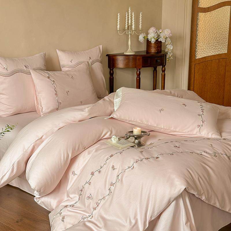 202系4款OSX亲肤新舒适贡缎磨毛四件套花如颜梦列