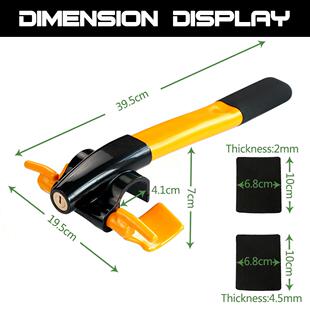 汽车方向盘锁锁防盗锁汽卡车车位通汽用防盗装75515置车货车车方