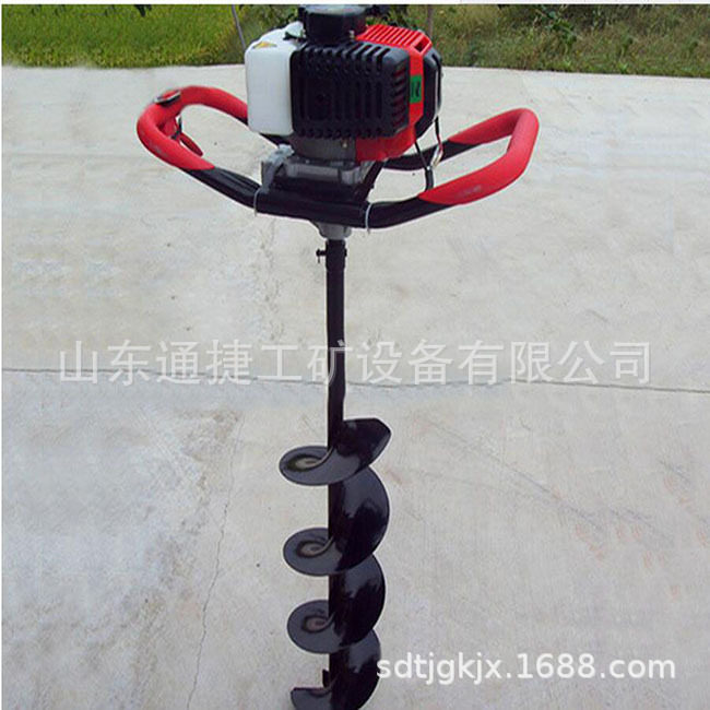 多功能小型单人果树挖坑机