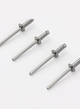 I8SO15983不30头4锈钢抽芯PWV铆钉GB1261全不锈钢开口型平圆拉铆