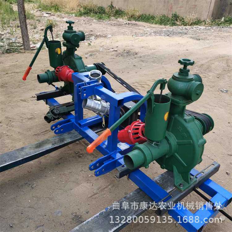 柴油机3寸高压送水泵 超高压喷灌泵 后悬挂4寸抽水泵