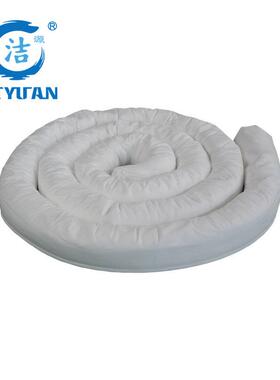 洁源 OB8360白色围阻吸油条 油品泄漏后防扩散围油条不吸水吸油索