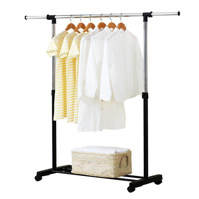 A9L简易衣挂衣架落地卧室衣服衣帽架子25008式单杆式家用地房落间