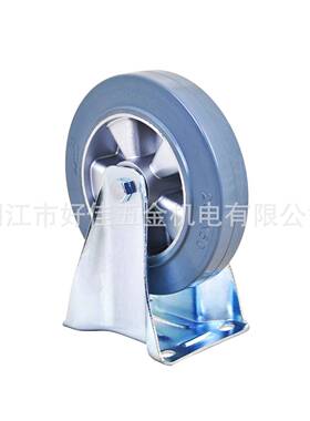 产品20X50mm好向佳牌欧款静音铝0200X50芯灰色力橡胶定脚弹轮