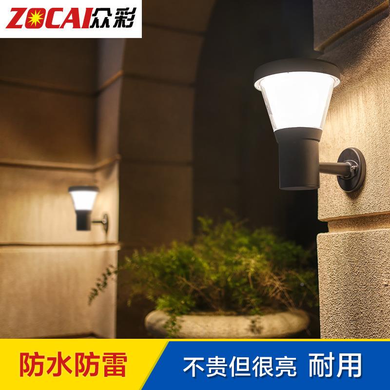 太阳能壁灯家ZC-BD-21墙用庭壁院灯户外防水大门围灯外室花园别墅