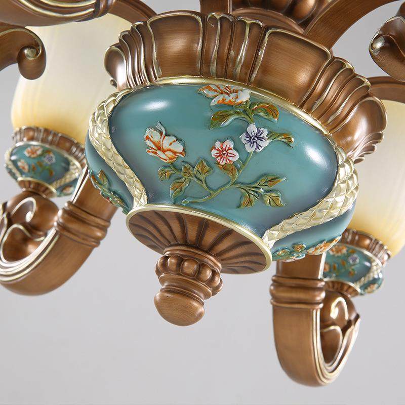 欧式吊灯美客厅灯奢华大气中山灯具复客厅主灯768复古卧室别墅式