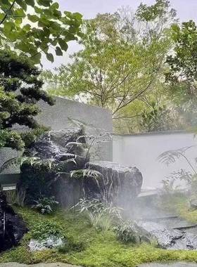 黑山石天黑原石240801造景石室外然庭院装饰景观石假山石材石色头