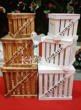 205坪新款户外木草婚2礼F96M6HT7道具森系婚庆迎宾橱窗复古摆件装