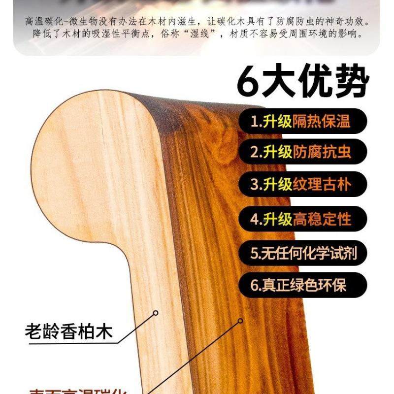 泡脚桶808木桶小盆家用实木足过浴腿桶木质洗脚木盆养生洗脚保温