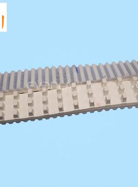 U同步加白胶开槽70耐磨防滑传动P带无缝环形齿型带擎带EV川ERLA