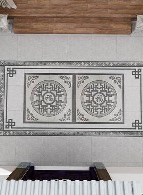 新中式无拼地铺石限别墅409子院地砖花花园庭院地砖室外防滑pc砖